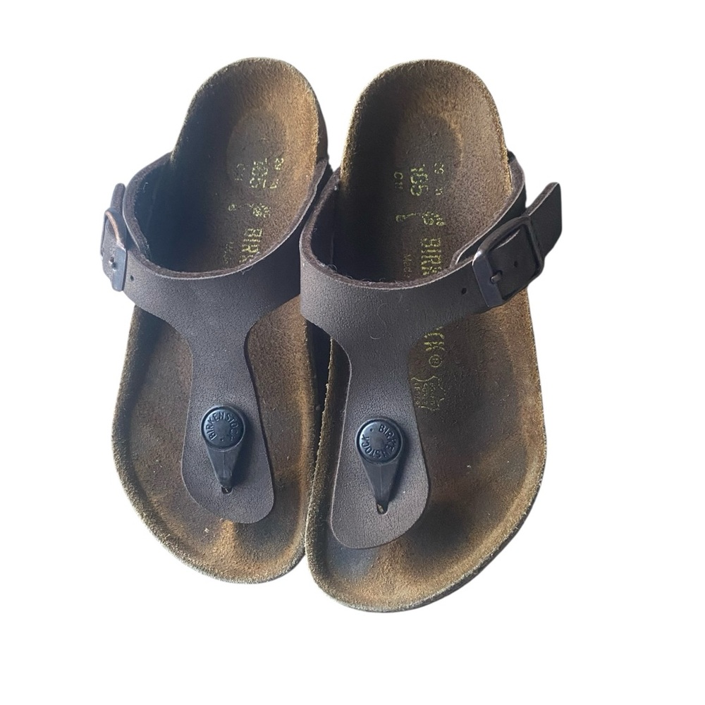 Birkenstock Brown Girls Sandals Cork Sole Comfort size 29